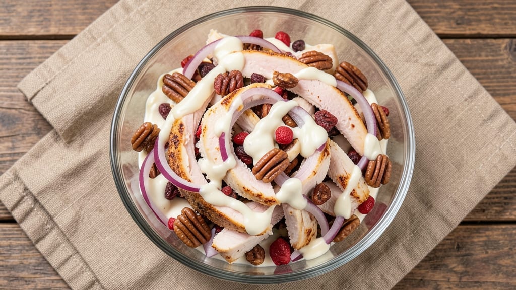 Chicken Salad Recipe With Craisins and Pecans: Sweet-Tart Crunch in Every Bite