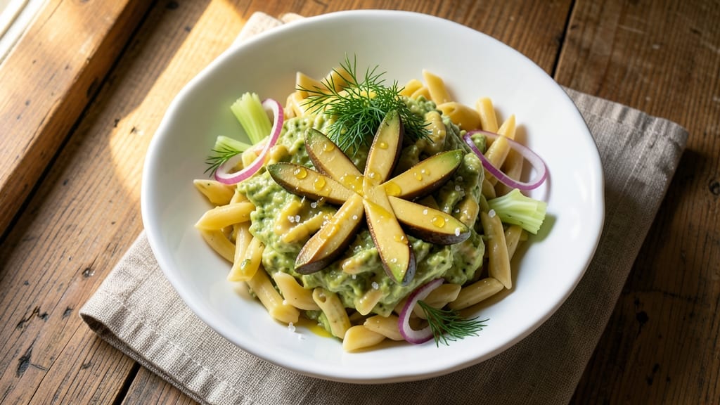 Avocado Macaroni Salad Recipe: Creamy Avocado and Celery Crown Crunch