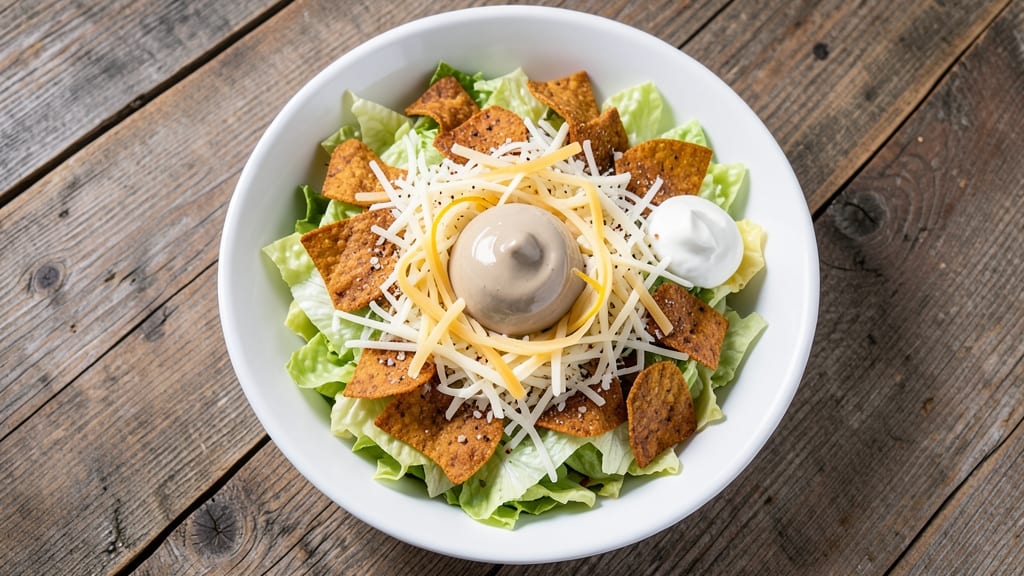 Applebee's Fiesta Salad Recipe: Creamy Cheese and Crunchy Tortilla Stack