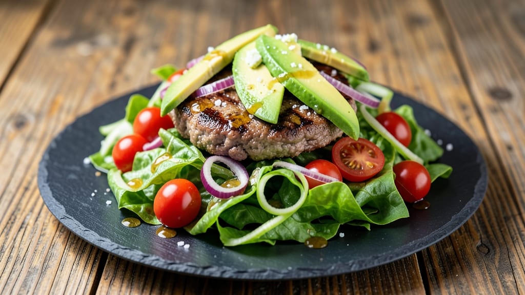 Burger Salad Recipe Healthy: Hearty Protein-Packed Greens