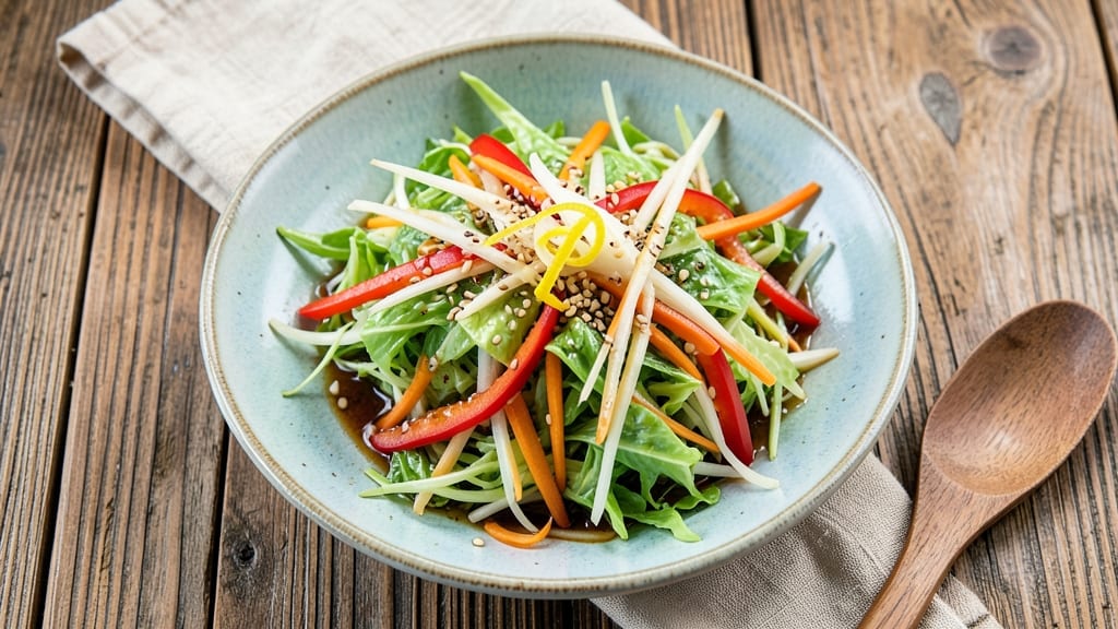 Asian Marinated Vegetable Salad Recipe: Bold Umami Crunch With Quick-Pickled Flavors