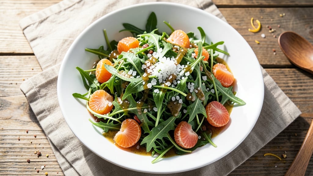 Arugula and Orange Salad Recipe: Bright Citrus Pop and Peppery Crunch