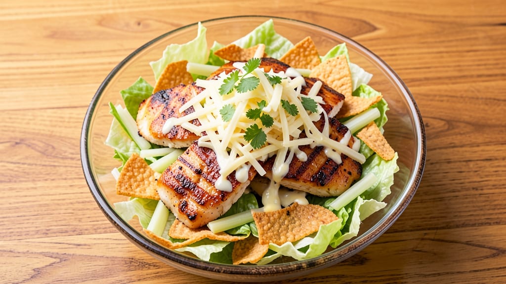 Applebee's Fiesta Chicken Salad Recipe: Crispy Celery Crown Over Smoky Chipotle Cream Cheese Bliss