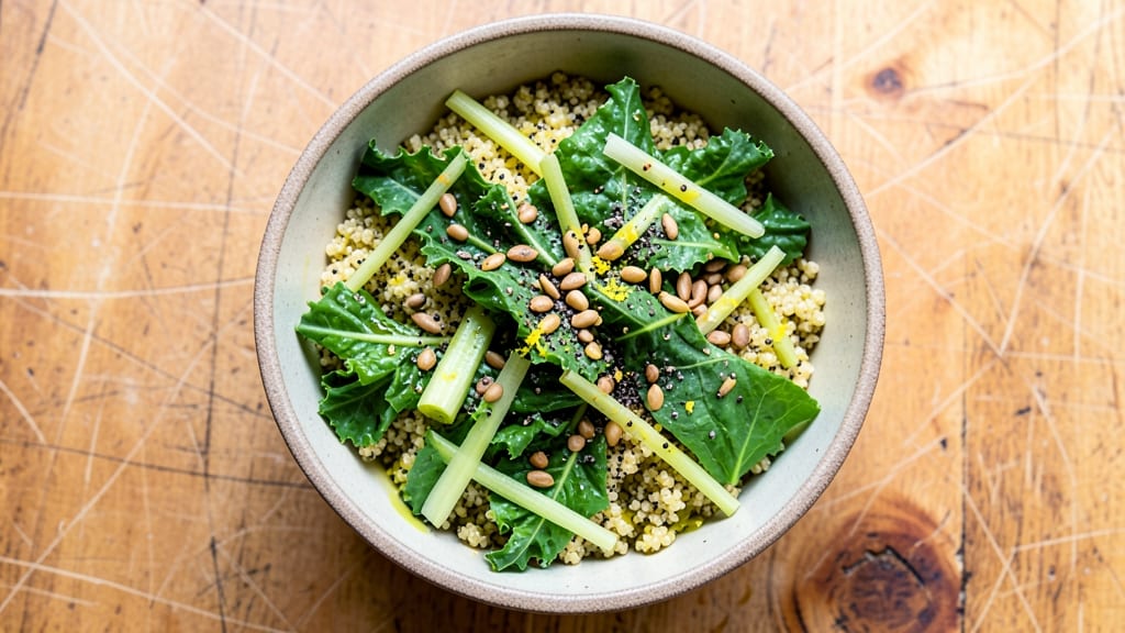 Burtons Superfood Salad Recipe: Crispy Celery Crown Meets Nutty Seed Bliss