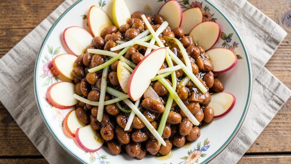 Baked Beans Salad Recipe: Smoky-Sweet Crunch With Crispy Celery Crown