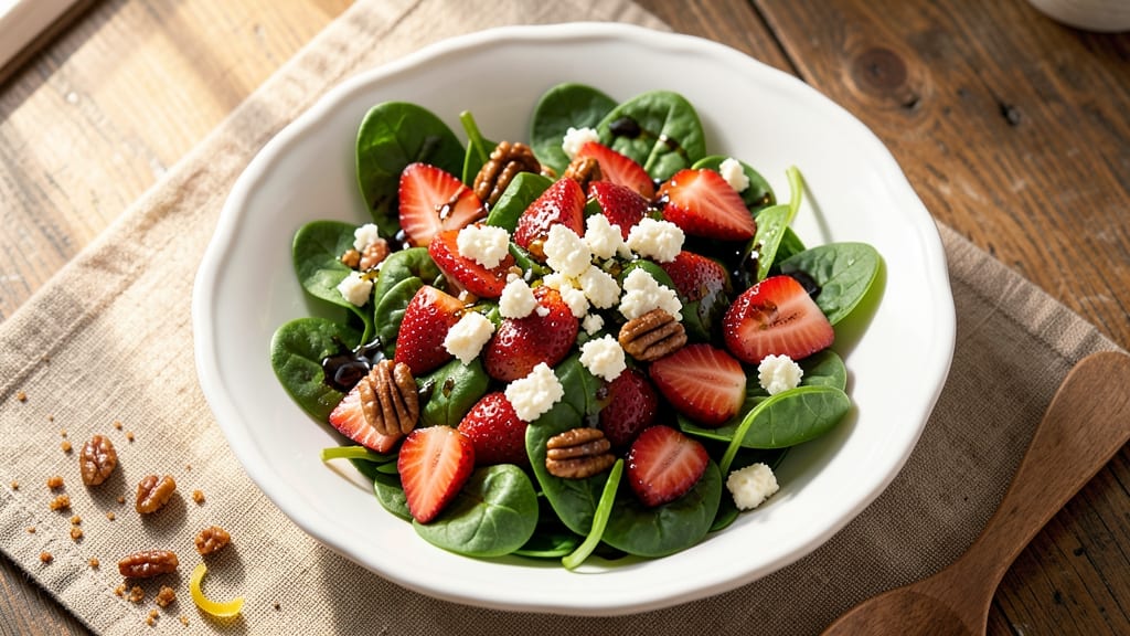 Applebee's Spinach Strawberry Salad Recipe: Bright Berry Crunch With Creamy Balsamic Bliss