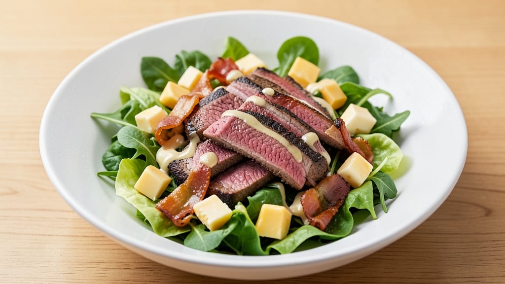 Applebee's Steak Salad Recipe: Crispy Grilled Steak Over Creamy Ranch Bliss