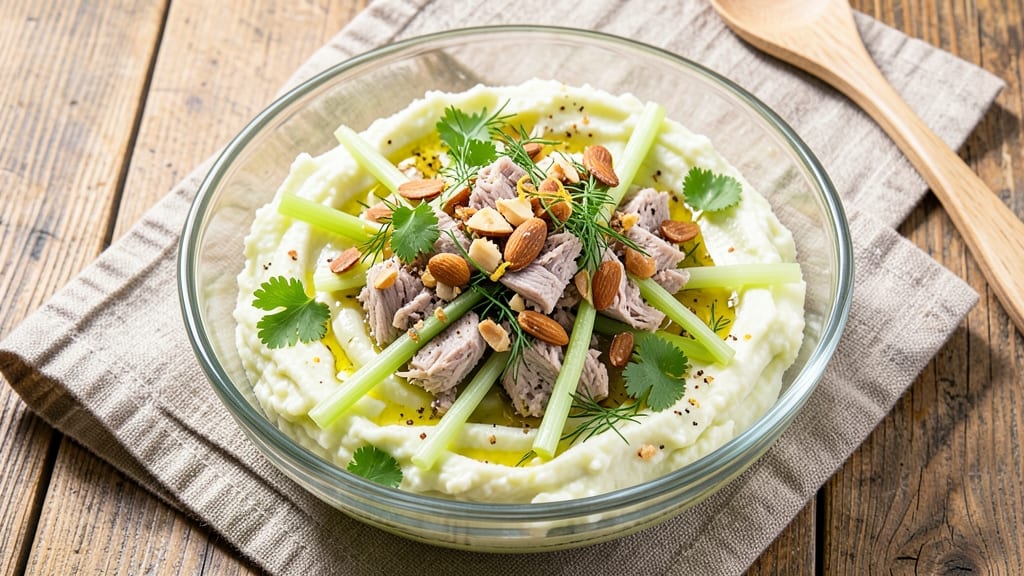 California Tuna Salad Recipe: Crisp Celery Crown Meets Zesty Herb Brightness