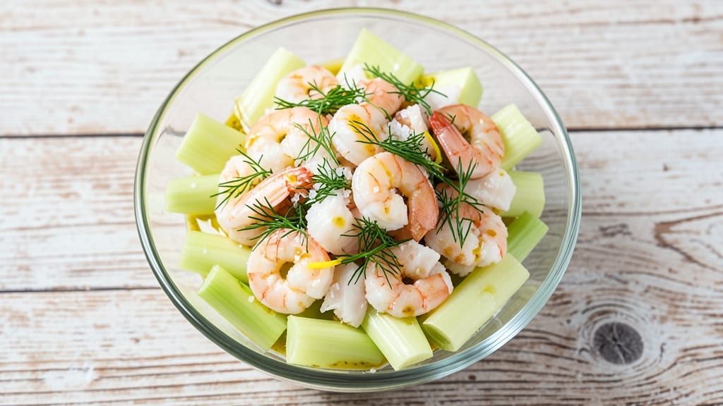 Kroger Seafood Salad Recipe: Celery Crown Crunch Over Zesty Lemon Dill Bliss