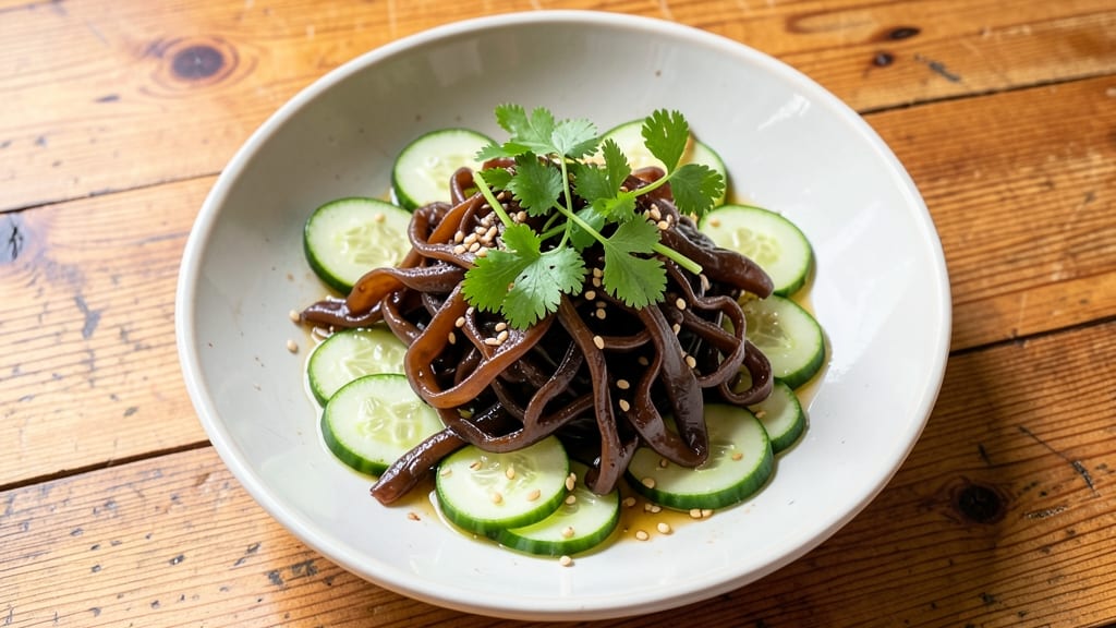 Black Fungus and Cucumber Salad Recipe: Umami Crunch With Tangy Zing