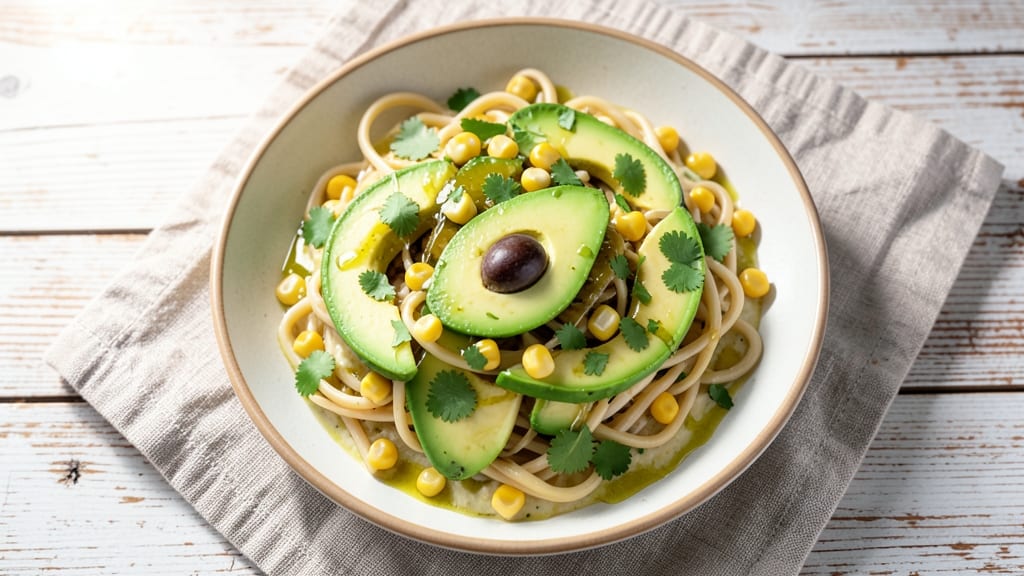 Avocado Corn Pasta Salad Recipe: Bright Zing of Lime and Cilantro in Every Bite