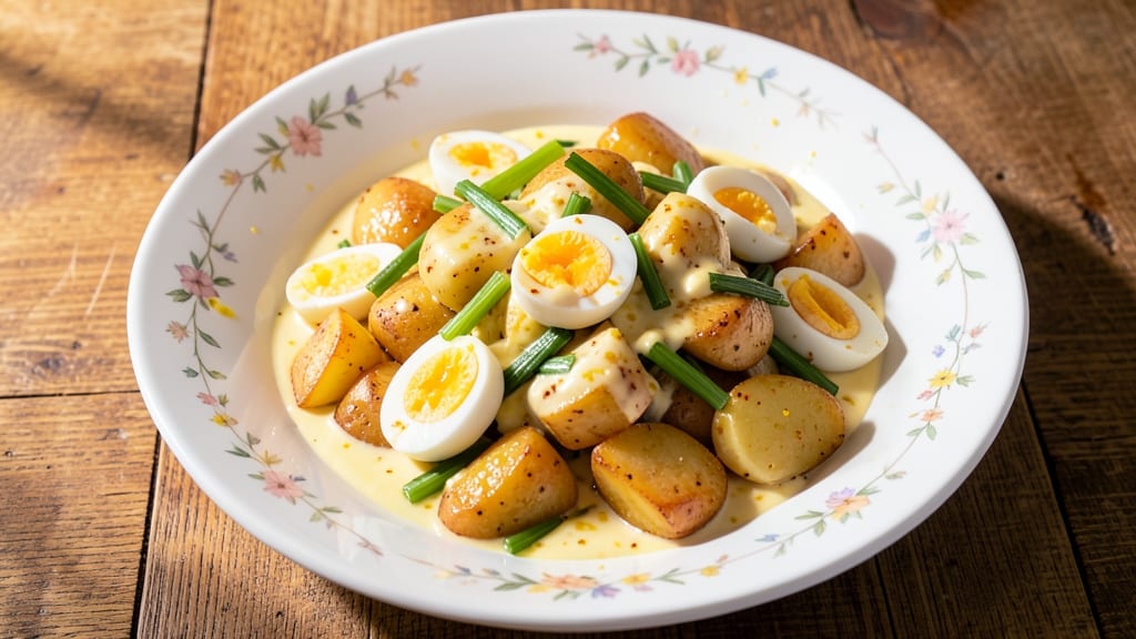 Bermuda Potato Salad Recipe: Spiced Rum-Inspired Creamy Crunch