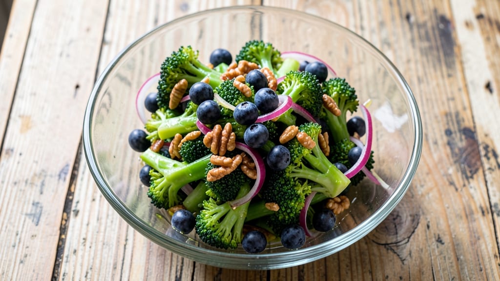 Broccoli Blueberry Salad Recipe: Sweet-Tart Balance with Crunchy Pecans