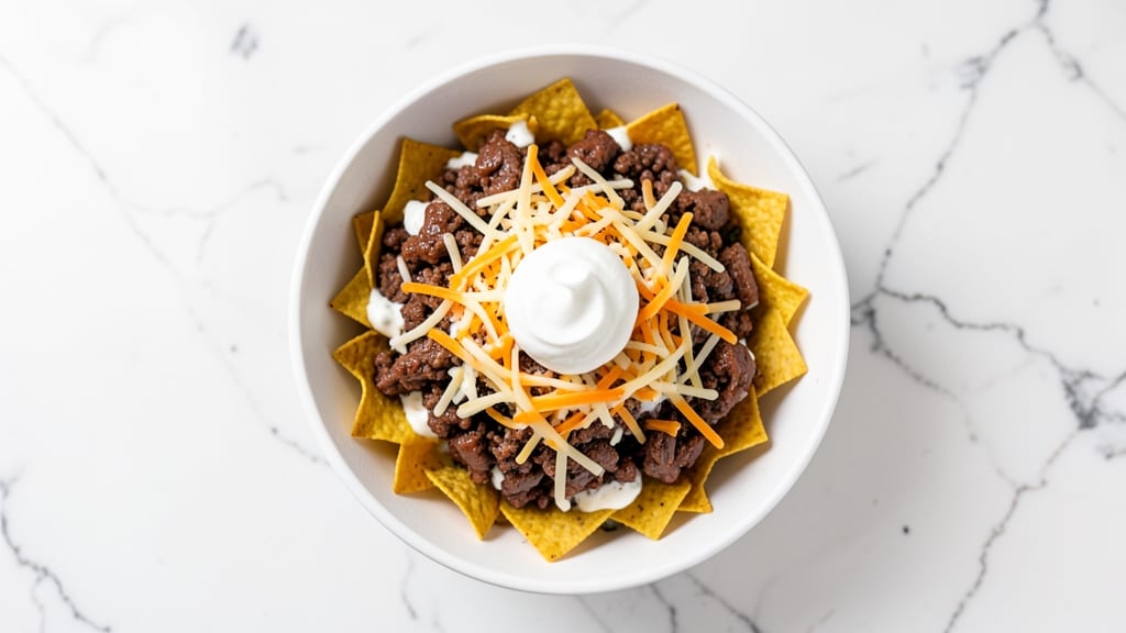Betty Crocker Taco Salad Recipe: Crispy Tortilla Crown Over Creamy Cheese Bliss