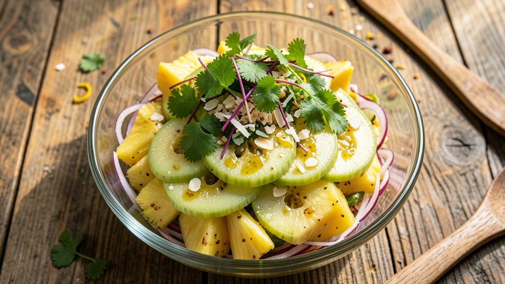 Ampalaya and Pineapple Salad Recipe: Tropical Crunch With Tangy Lime Zing