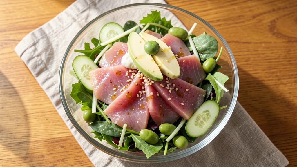 BJ's Brewhouse Ahi Tuna Salad Recipe: Sesame-Soy Zing with Crisp Celery Crown