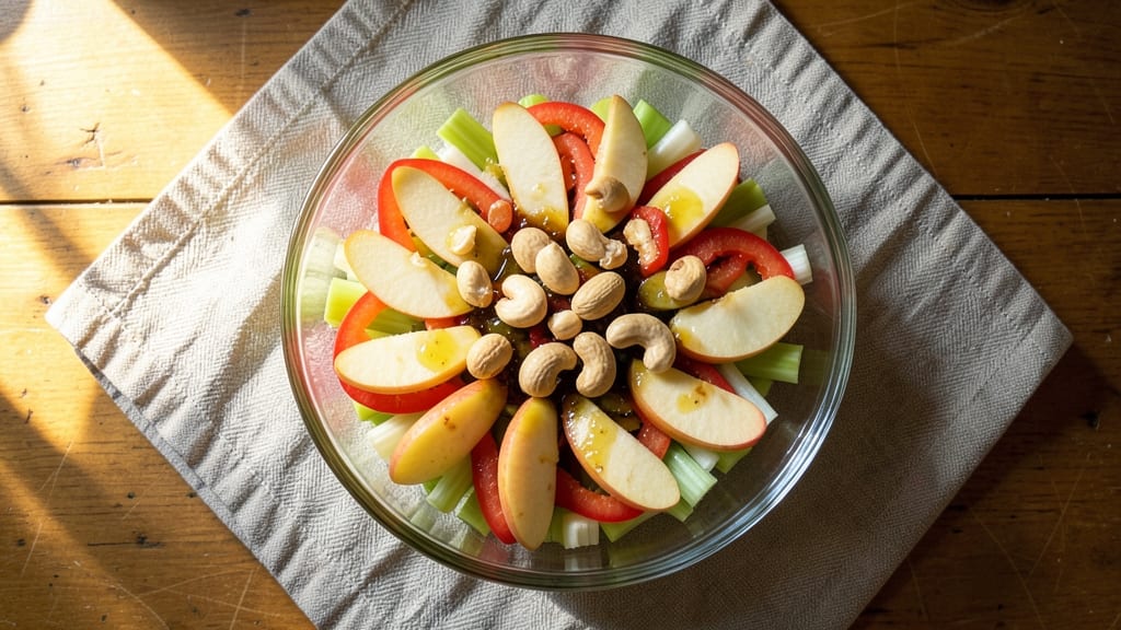 Apple Peanut Salad Recipe: Crunchy Celery Crown Meets Sweet-Savory Bliss