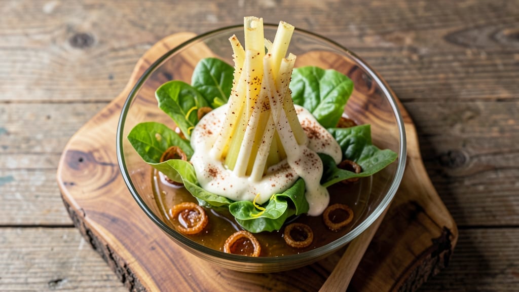 Candlestick Salad Recipe: Warm Spiced Rum Cream Cheese With Celery Crunch