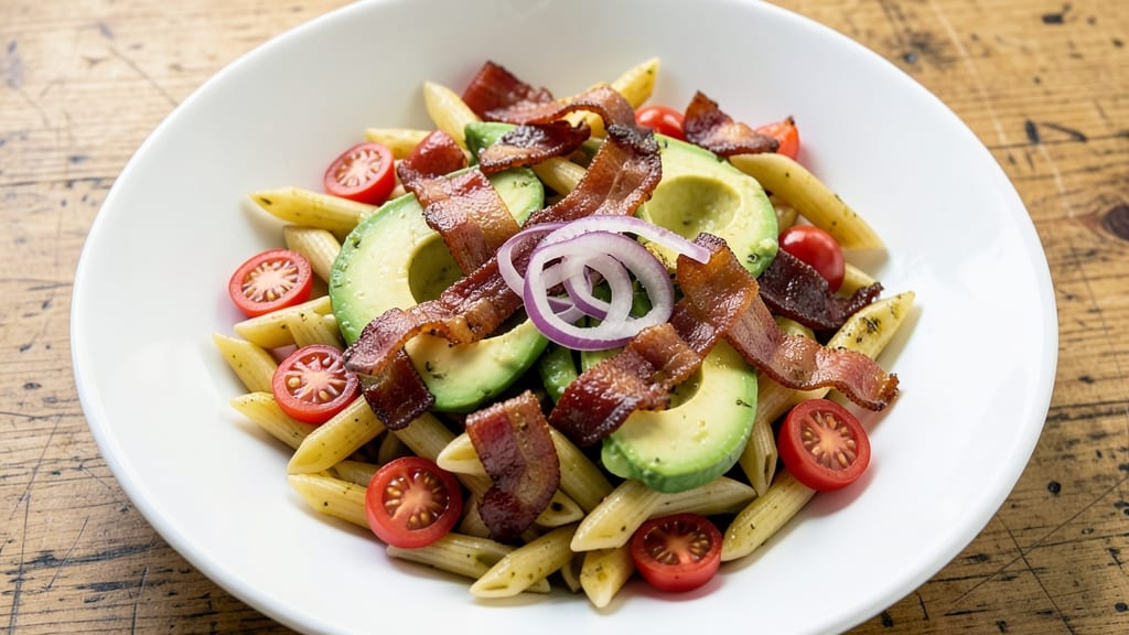 Bacon Avocado Pasta Salad Recipe: Smoky Crunch Meets Creamy Cool