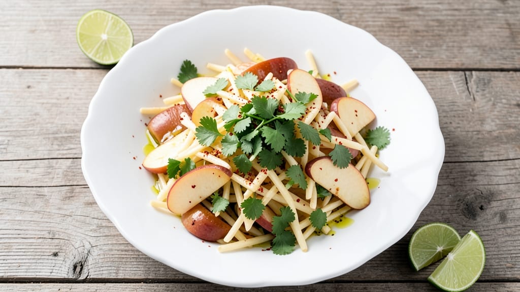 Apple Jicama Salad Recipe: Crunchy Sweetness Meets Zesty Lime Vinaigrette