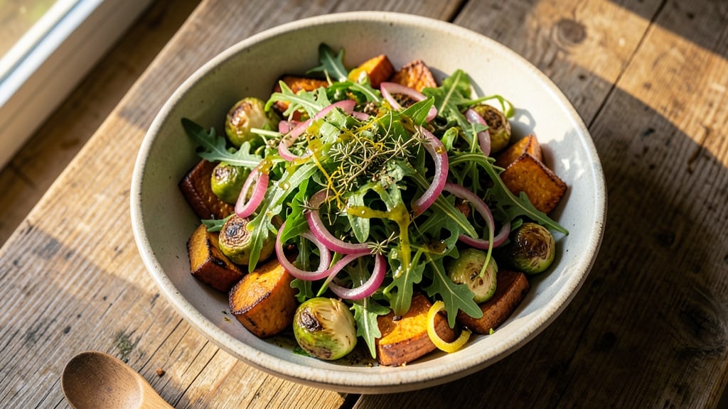 Best Roasted Vegetable Salad Recipe: Warm, Charred Veggies Over Zesty Lemon-Herb Dressing