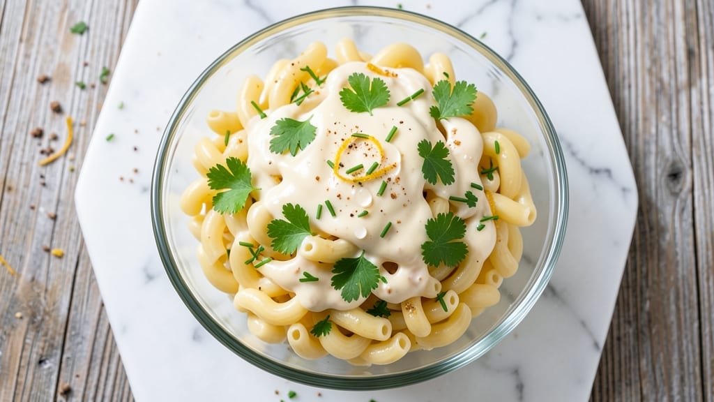 Betty Crocker's Classic Macaroni Salad Recipe: Crisp Celery Crown Over Creamy Herb Bliss