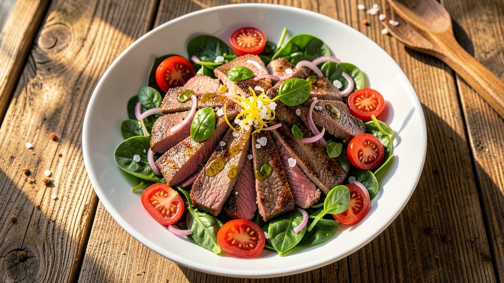 Beef Tomato Salad Recipe: Hearty Protein-Packed Bite in 20 Minutes