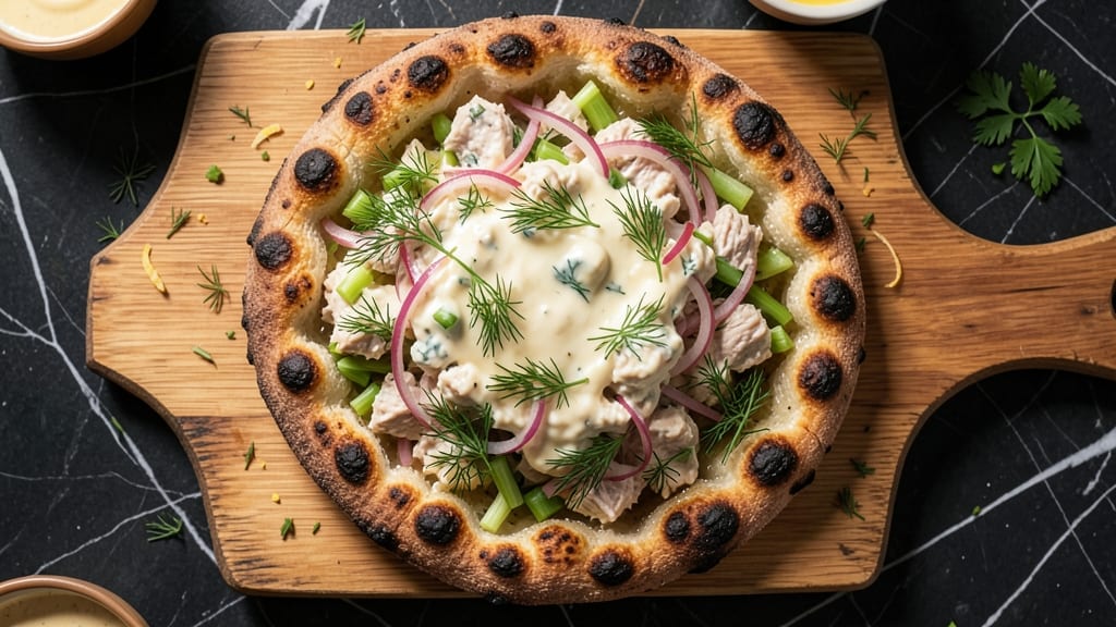 Anthony's Coal-Fired Pizza Tuna Salad Recipe: Smoky Char and Crispy Celery Crown Magic