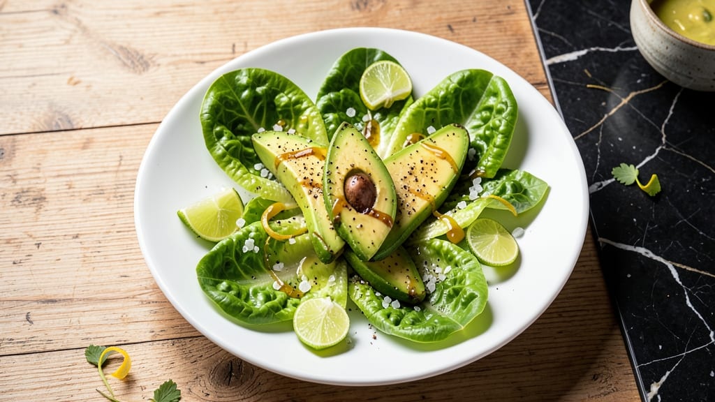 Avocado Romaine Salad Recipe: Bright Green Crunch With Creamy Avocado Zing