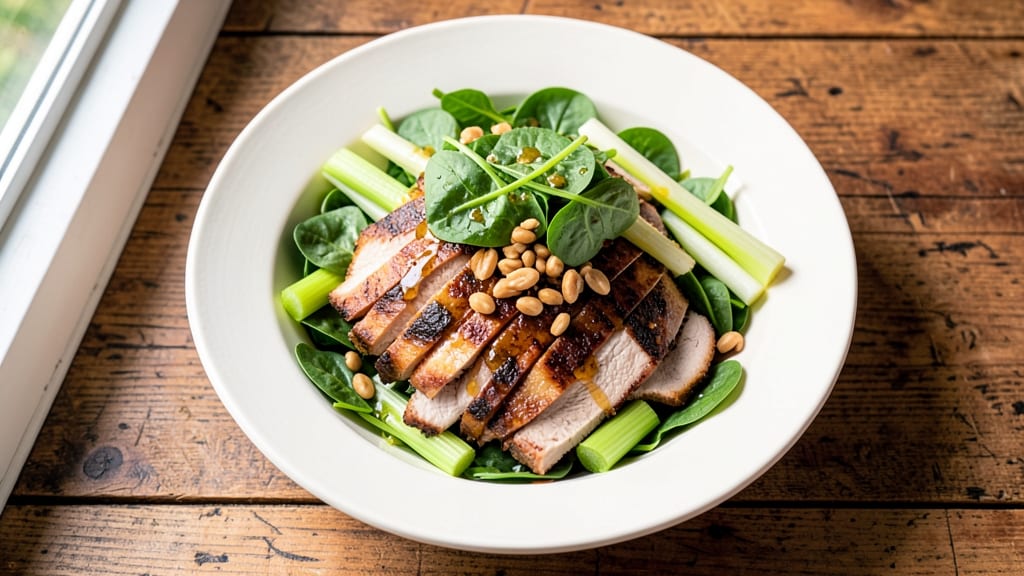 Burges Smoked Turkey Salad Recipe: Crispy Celery Crown Over Smoky Herb Bliss