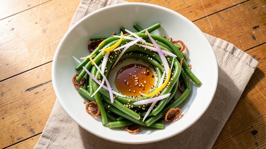 Asian Green Beans Salad Recipe: Crisp-Tender With Nutty Sesame Zing