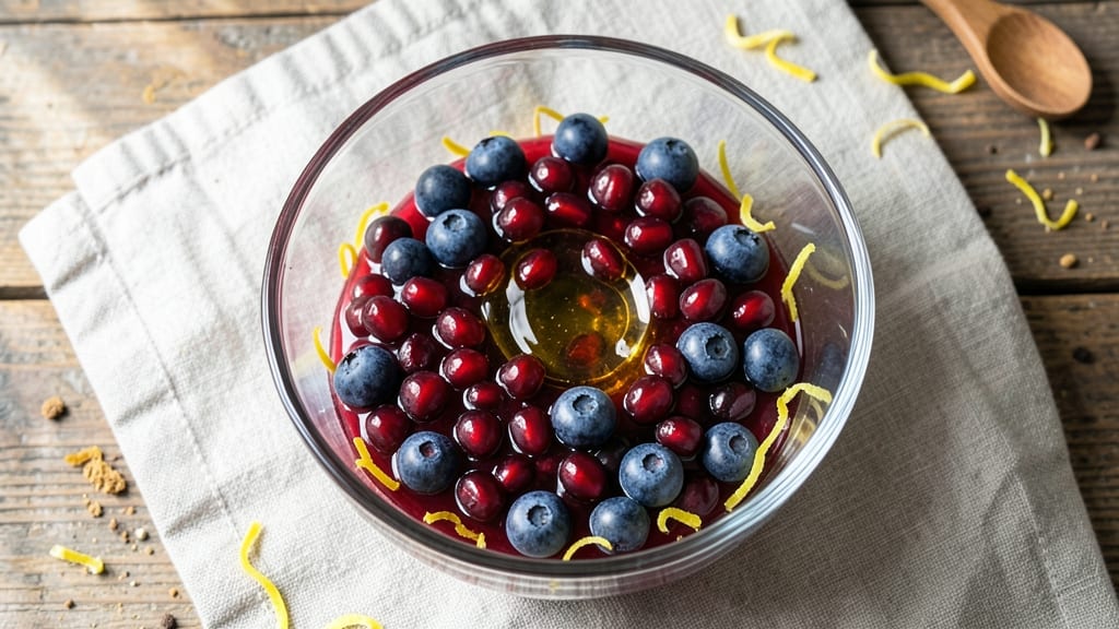 Blueberry Pomegranate Salad Dressing Recipe: Bright Tart Pop With No Cooking