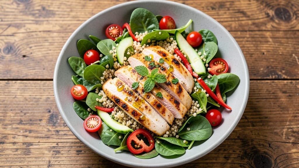 Big Healthy Salad Recipe: Protein-Packed Crunch Without the Guilt