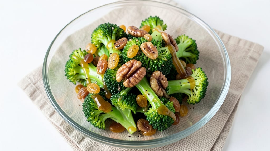 Broccoli Raisin Nut Salad Recipe: Sweet-Savory Crunch in 15 Minutes