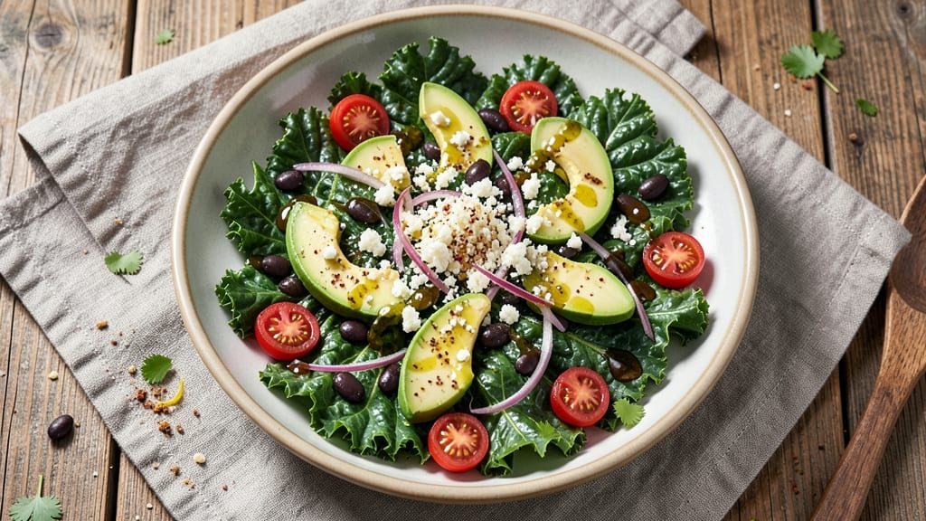 Bandera Emerald Kale Salad Recipe: Emerald Greens Meet Smoky Chipotle-Lime Zing