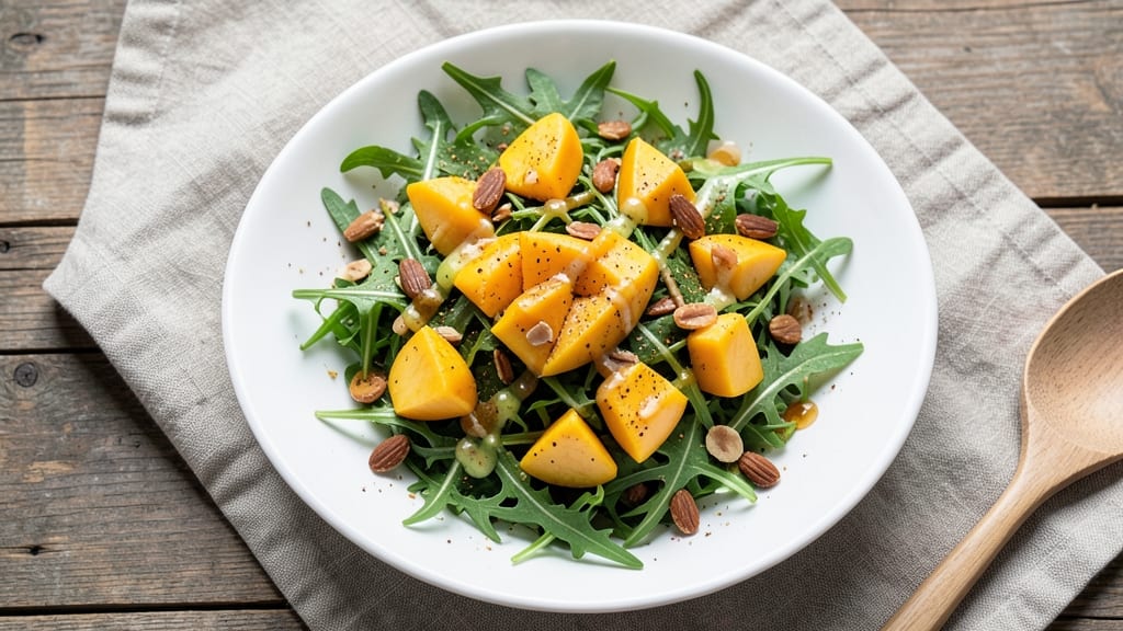 Arugula Mango Salad Recipe: Tropical Crunch Meets Sweet-Tart Zing