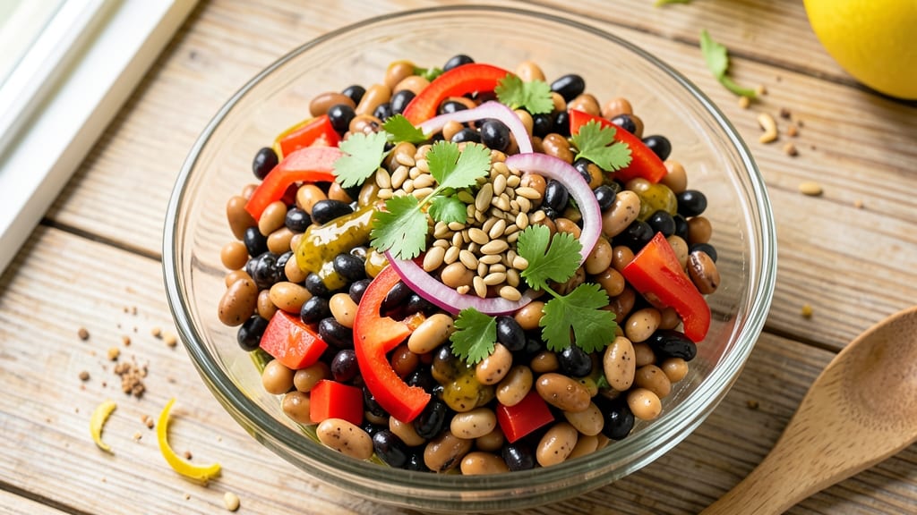 3 Bean Salad Recipe With Apple Cider Vinegar: Bright Tangy Crunch for Effortless Picnics