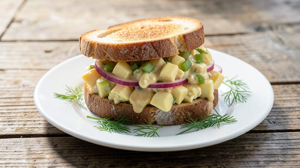 Augusta National Egg Salad Sandwich Recipe: Mastery of Crisp Celery and Buttery Biscuit Layers