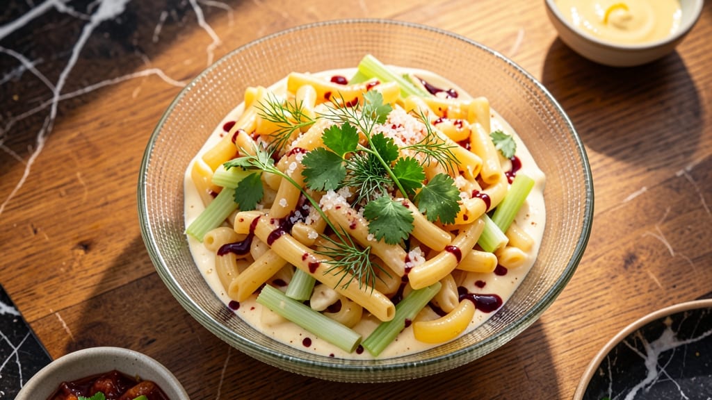 Barilla Macaroni Salad Recipe: Crisp Celery Crown Over Creamy Herb Bliss