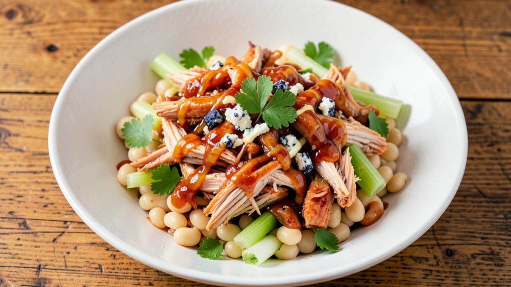 Buffalo Chicken Dense Bean Salad Recipe: Spicy Kick and Hearty Texture Combo