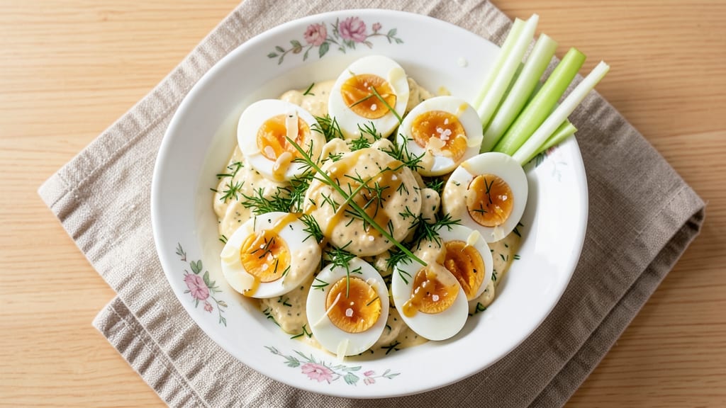 Awesome Egg Salad Recipe: Herb-Infused Creaminess With Crunchy Celery Bites