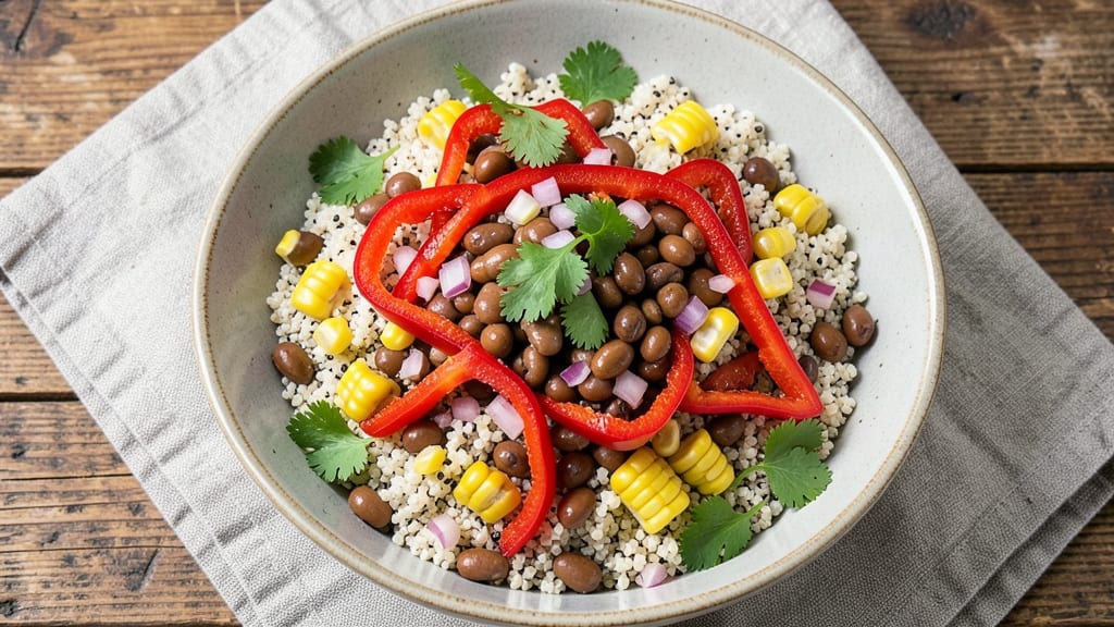 Black Bean Corn Quinoa Salad Recipe: Protein-Packed Lunch in 15 Minutes