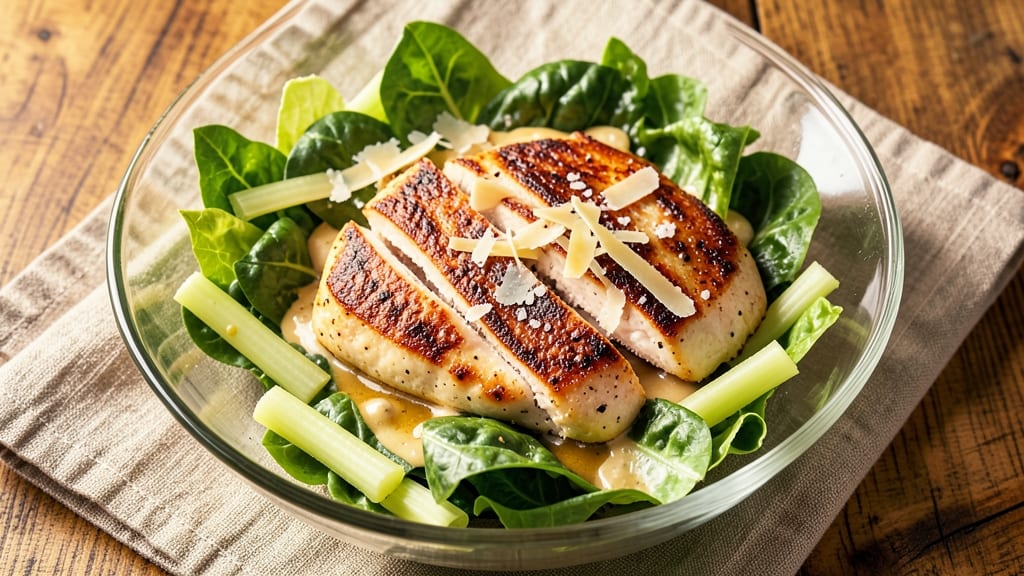 Bell Chalet Caesar Salad Recipe: Crispy Celery Crown Over Smoky Parmesan Bliss