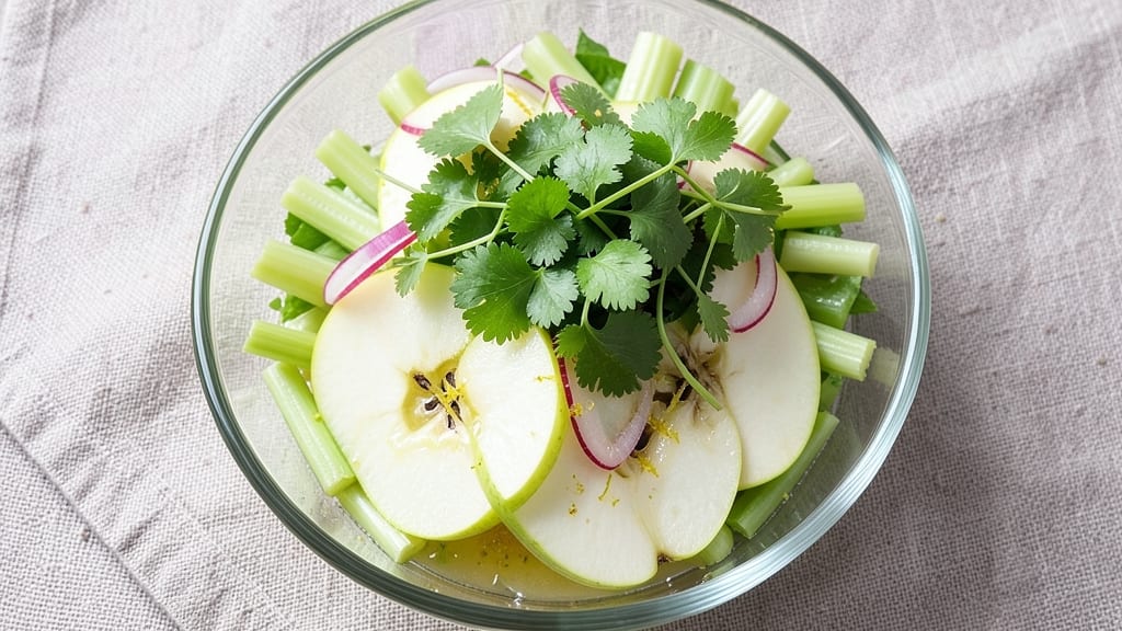 Brazilian Apple Salad Recipe: Tropical Sweetness With Crisp Celery Crown