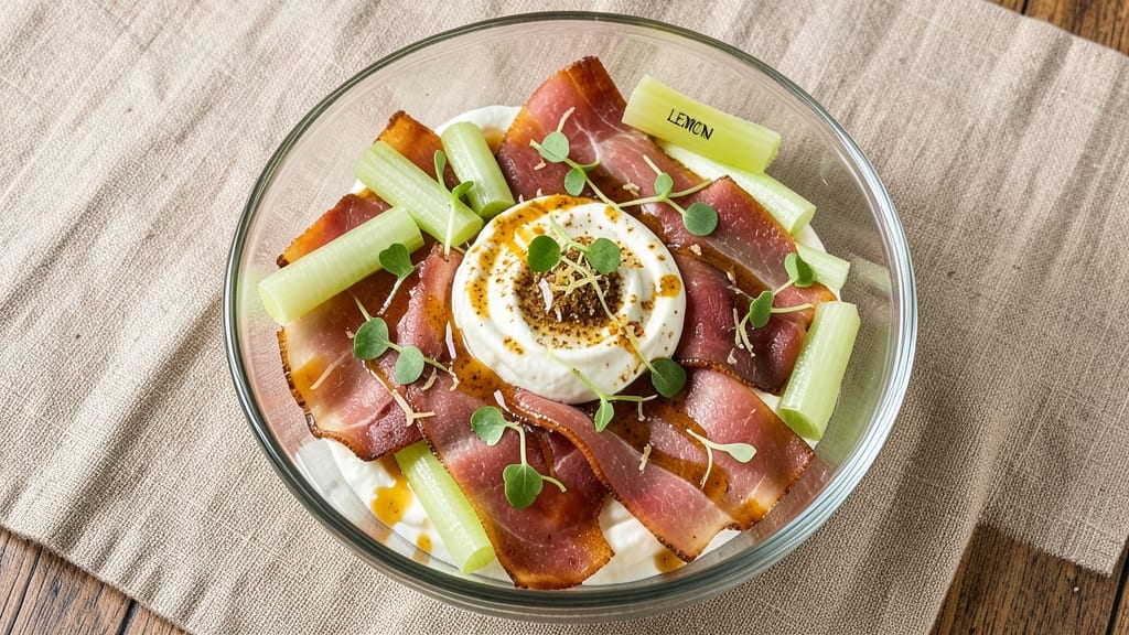 Ham Salad Recipe No Mayo: Crisp Celery Crown Over Creamy Herb Bliss