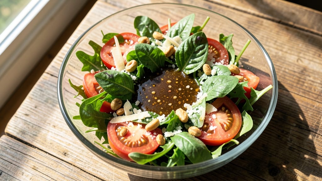 Basil Vinaigrette Salad Recipe: Bright Herb Zing With Crunchy Celery Crown