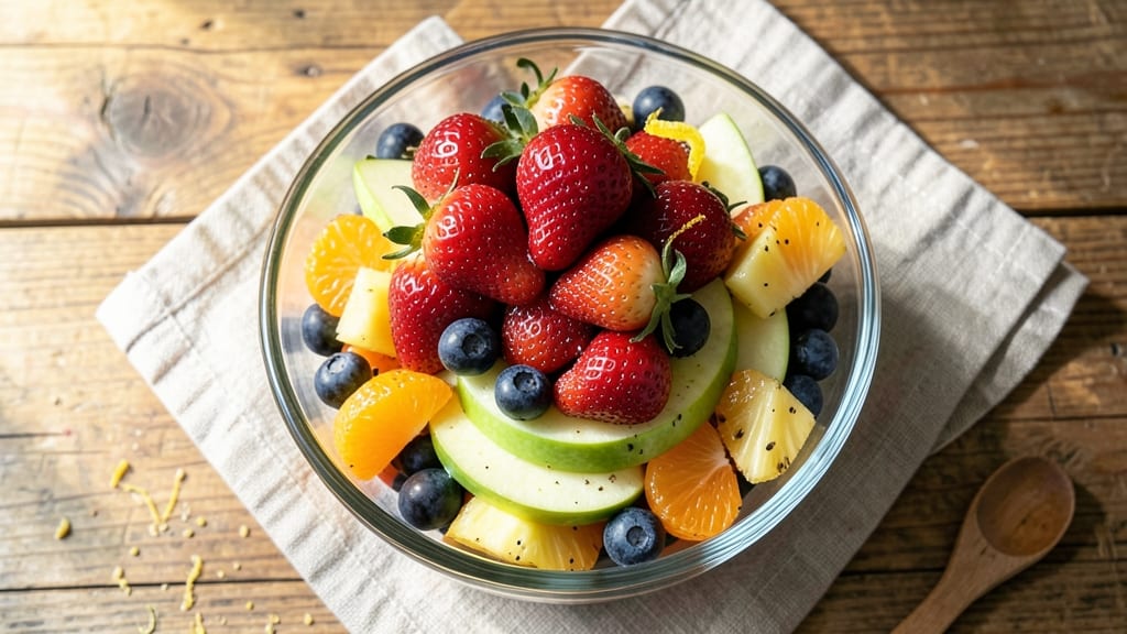 Breakfast Fresh Fruit Salad Recipe: Bright and Bursting With Seasonal Flavor