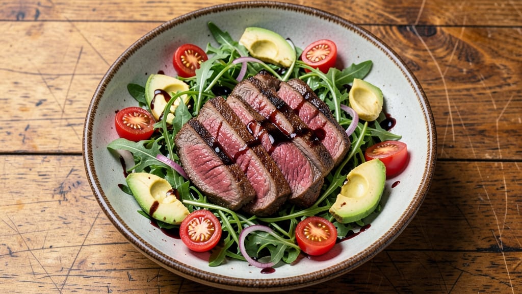 Big Steak Salad Recipe: Hearty Protein-Packed Bite in Minutes