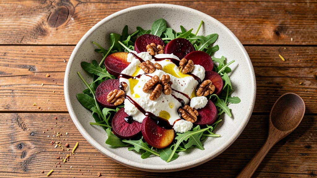 Beet Walnut Goat Cheese Salad Recipe: Earthy Sweetness Meets Crunchy Nutty Bliss